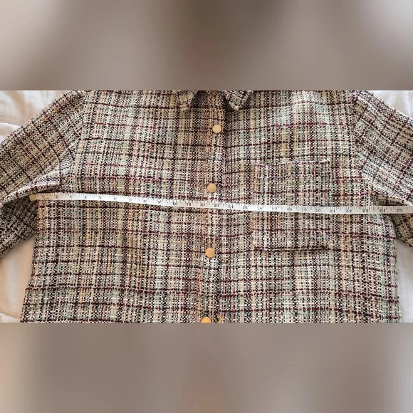 Glitter tweed shirt jacket - Picture 10 of 10